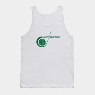 Historic Seattle Supersonics Basketball Tank Top